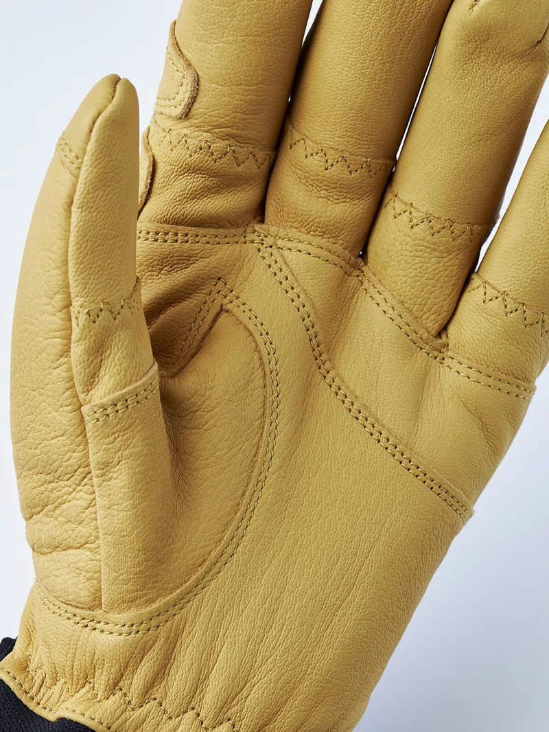 Hestra Ergo Grip Incline 5 Finger Glove in Forest/Natural Brown-4